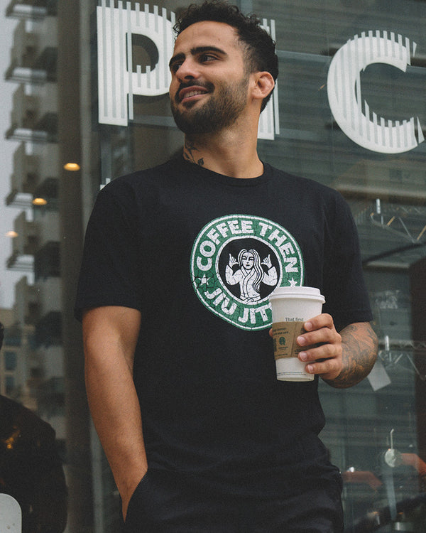 Distressed Coffee Tee