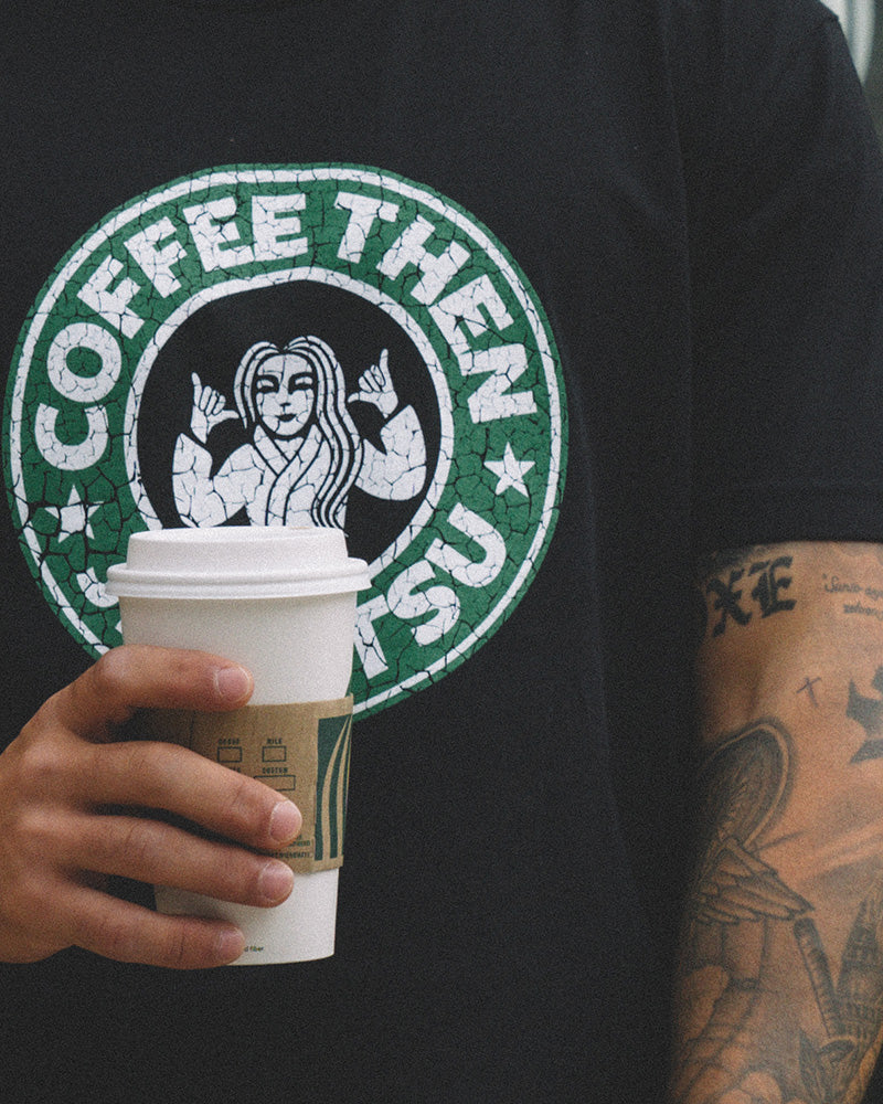 Distressed Coffee Tee