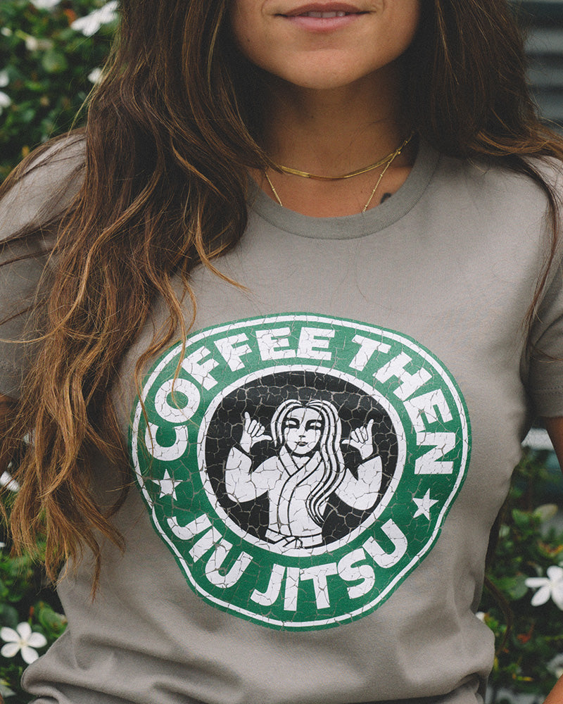 Distressed Coffee Women's Tee