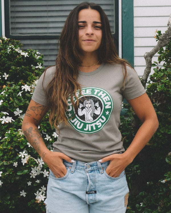 Distressed Coffee Women's Tee