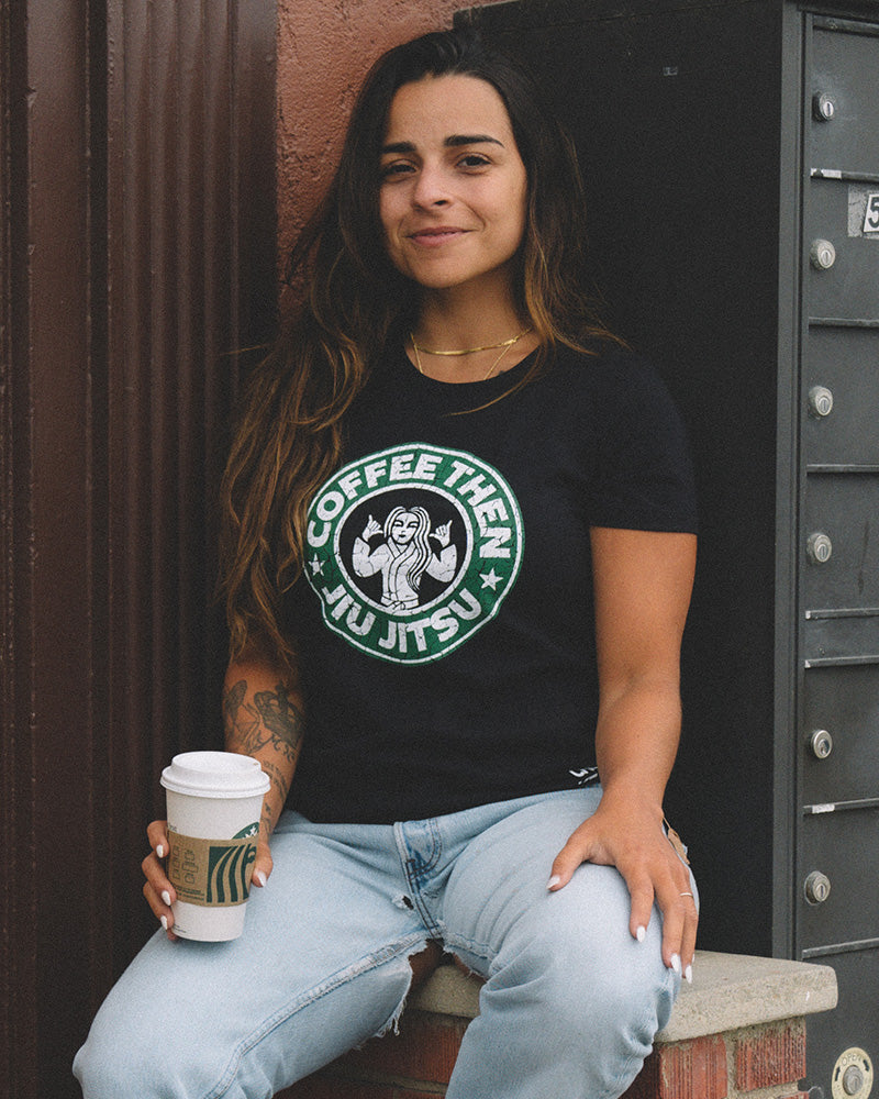 Distressed Coffee Women's Tee