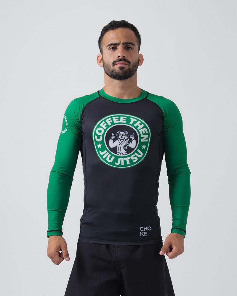 Choke Republic Coffee Then Jiu Jitsu Rash Guard