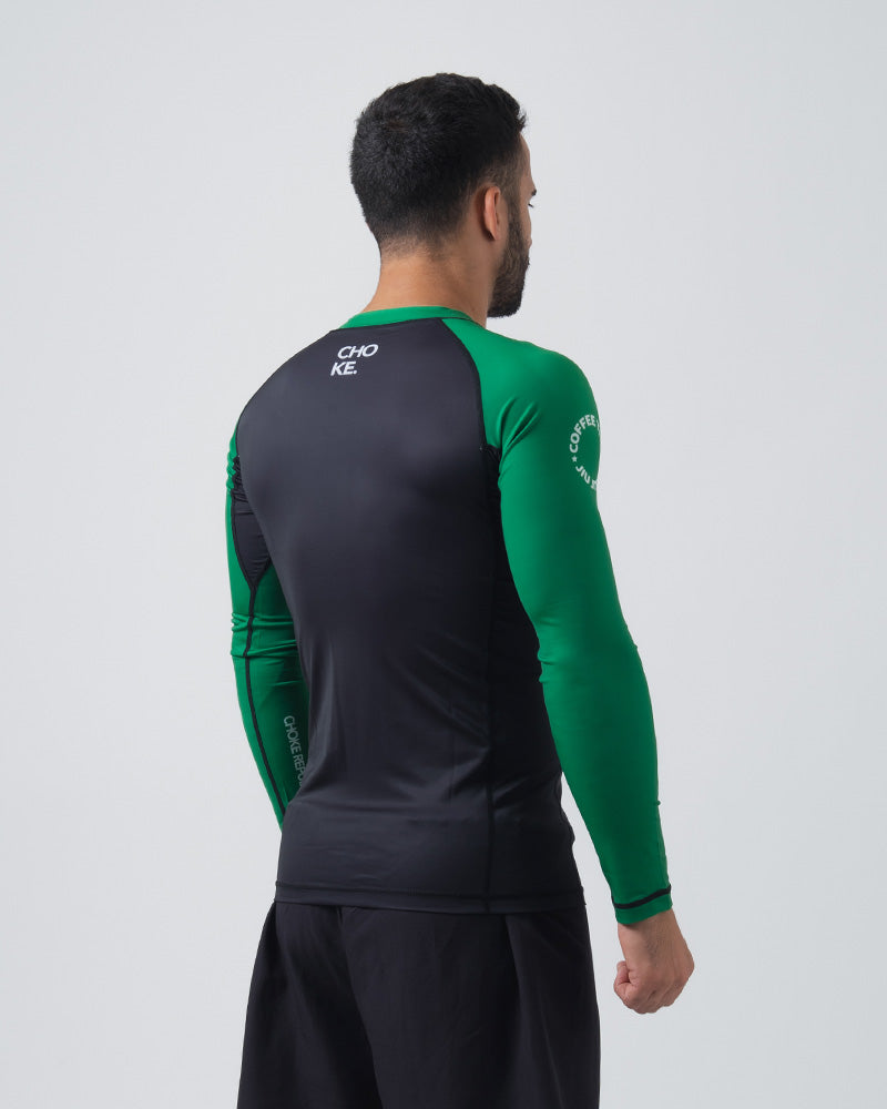 Choke Republic Coffee Then Jiu Jitsu Rash Guard