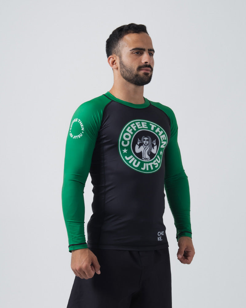 Choke Republic Coffee Then Jiu Jitsu Rash Guard