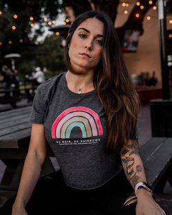 No Rainbows Women's Crop Tee